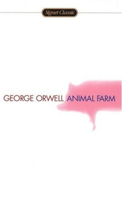 Animal Farm by George Orwell book cover.