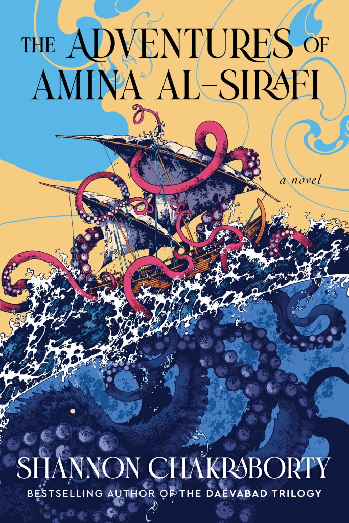 The Adventures of Amina al-Sirafi fantasy book cover