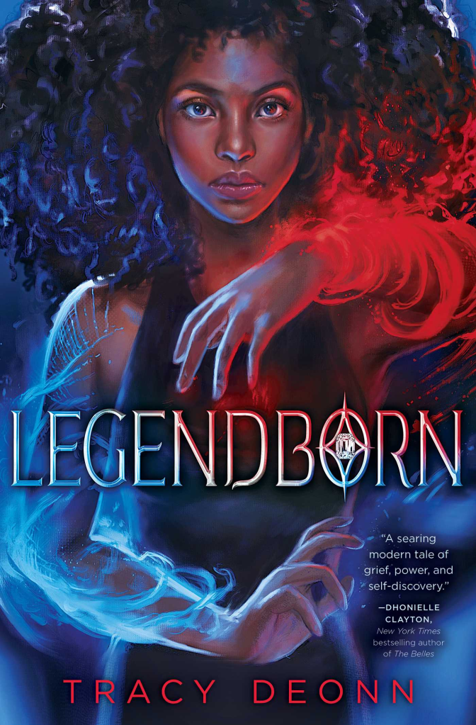 Legendborn by Tracy Deonn book cover. Young adult urban fantasy book.
